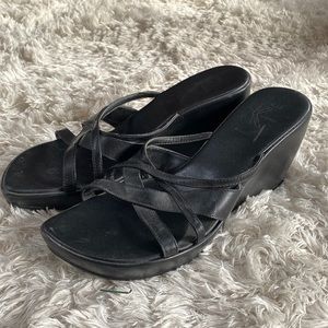 White mountain, size 8, black, leather, size 8m